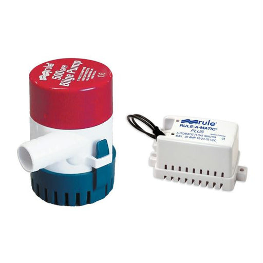Rule 500 G.P.H. Bilge Pump w-Rule-A-Matic&reg; Plus Float Switch