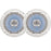 JENSEN 6.5" Coaxial Waterproof Speaker - (Pair) Silver