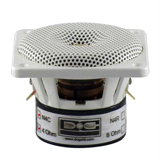 DC GOLD AUDIO N4C 4" Classic Series Speakers - 4 OHM - (Pair) White