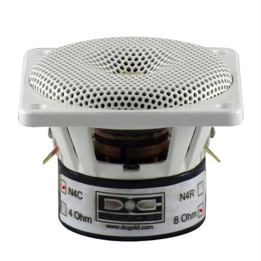 DC GOLD AUDIO N4C 4" Classic Series Speakers - 8 OHM - (Pair) White