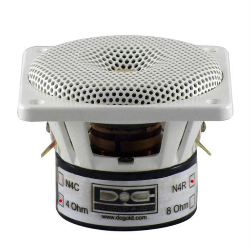 DC GOLD AUDIO N4R 4" Reference Series Speaker - 4 OHM - (Pair) White
