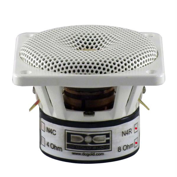 DC GOLD AUDIO N4R 4" Reference Series Speaker - 8 OHM - (Pair) White