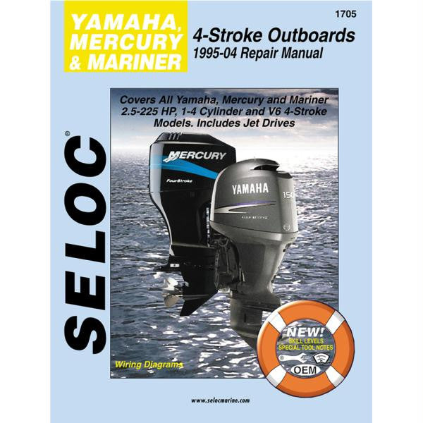 Seloc Service Manual - Yamaha-Mercury-Mariner - 4 Stroke - 1995-04