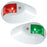 Perko LED Side Lights - Red-Green - 12V - White Epoxy Coated Housing