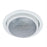 Perko Round Surface Mount LED Dome Light w-Trim Ring - White Powder Coat