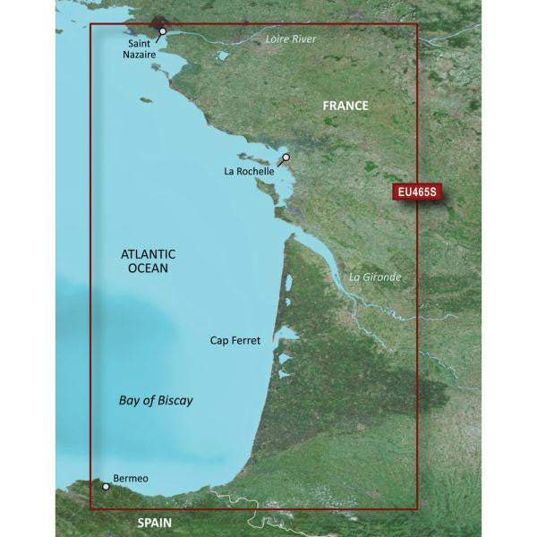 Garmin BlueChart&reg; g2 - HXEU465S - La Baule To San Sebastian - microSD&trade;-SD&trade;