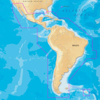 Navionics Gold Central & South America - microSD-SD