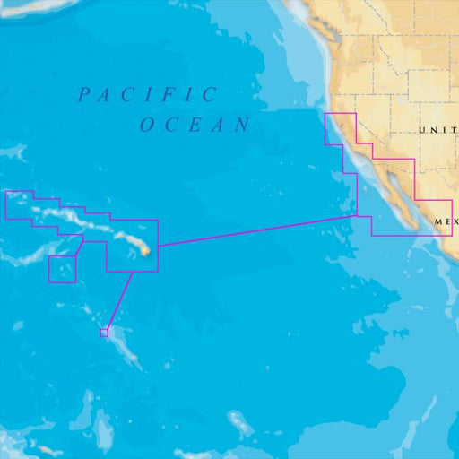 Navionics Platinum Plus - Hawaii, California South to Baja - microSD-SD