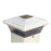 Dock Edge Solar Cap Light 4" - White