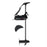 MotorGuide Wireless W55 Freshwater Bow Mount Trolling Motor - Wireless Foot Pedal - 12v-55lb-54"