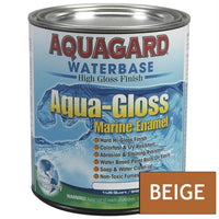 Aquagard Aqua Gloss Waterbased Enamel - 1Qt - Beige