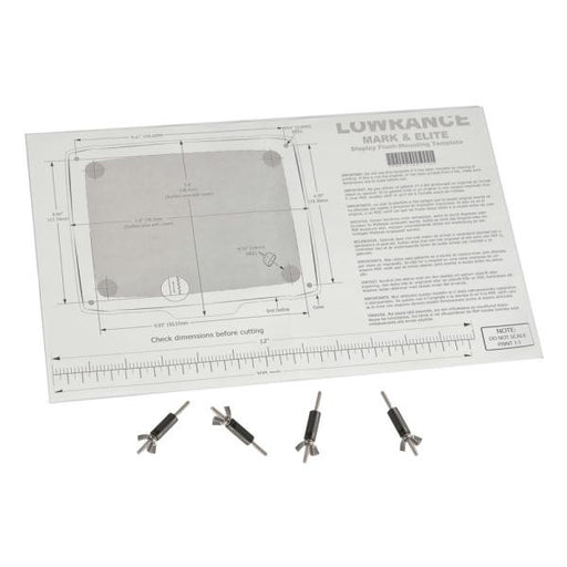 Lowrance Elite-Mark Flush Mount Kit 5" FM-ME5
