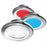i2Systems Apeiron A3120 Screw Mount Light - Red, Cool White, Blue Light, Chrome Finish