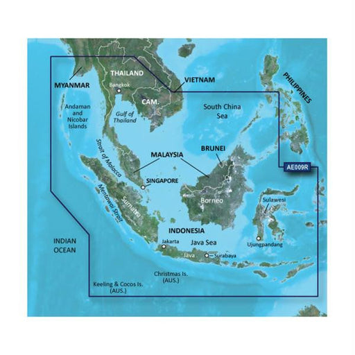 Garmin BlueChart&reg; g2 - HXAE009R - Singapore-Malaysia-Indonesia - microSD&trade;-SD&trade;