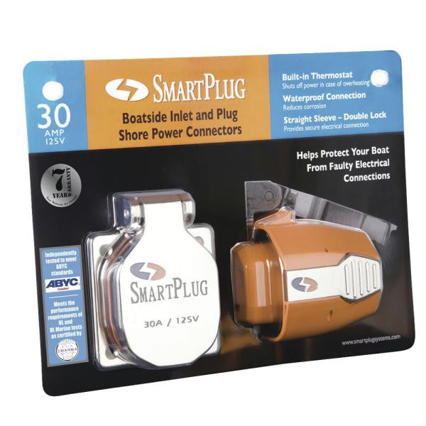 SmartPlug 30 Amp Boatside Inlet & Connector