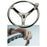 Edson 13" SS Comfort Grip Steering Wheel w-PowerKnob
