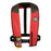 Mustang Deluxe Adult Inflatable - Manual w-Harness - Universal - Red-Black-Carbon