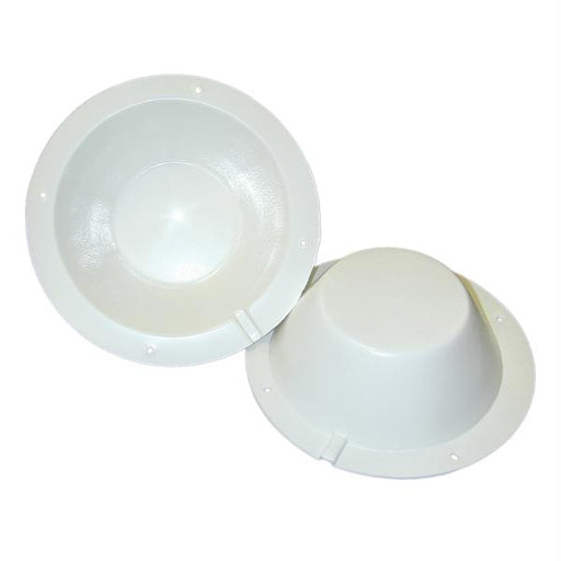 PolyPlanar 8-½ Speaker Back Cover - White
