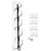 TACO 4-Rod Poly Bungee Rod Holder Rack - White