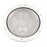 Beckson 6" Clear Center Screw Out Deck Plate - White