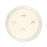 Beckson 8" Smooth Center Screw-Out Deck Plate - Beige