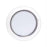 Beckson 6" Clear Center Pry-Out Deck Plate - White