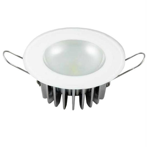 Lumitec Mirage Flush Mount Interior Down Light - 4-Color - Glass Fixture No Bezel - 2.5" Diameter