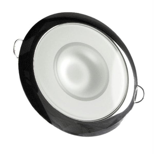 Lumitec Mirage Flush Mount Interior Down Light - Dimmable White, Red & Blue - Glass Fixture-Polished Bezel - 3.25"D
