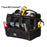 CLC 1533 12" Tool Bag w- Top-Side Plastic Parts Tray