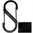 Nite Ize S-Biner Stainless Steel Size #1 - Black
