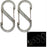 Nite Ize S-Biner Stainless Steel Size #1 - Silver 2 Pack