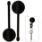 Nite Ize GearTie 2" Mountable Hanging Twist Tie - Black 2-Pack