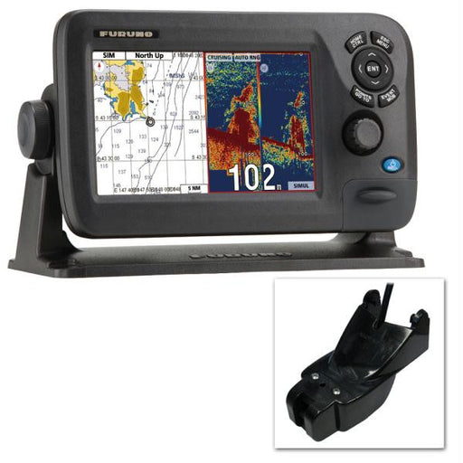 Furuno GP1870F 7" Color GPS Chartplotter-Fishfinder Combo w-525STID-PWD 600W Plastic TM Transducer