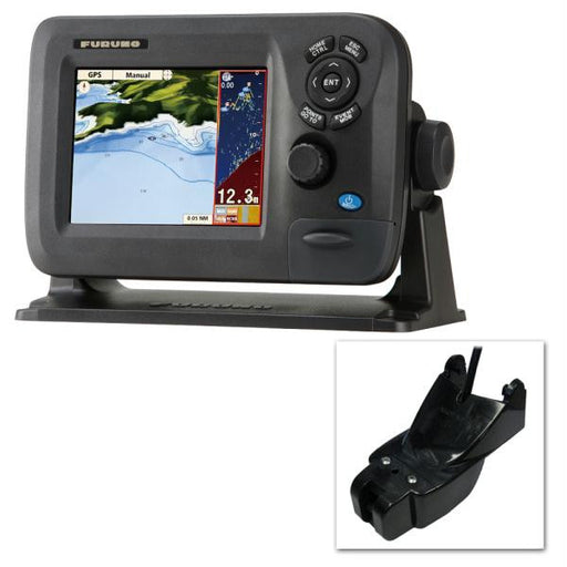 Furuno GP1670F 5.7" Color GPS Chartplotter-Fishfinder Combo w-525STID-PWD 600W Plastic TM Transducer