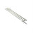 Lee's 13' Bright Silver-Black Spike - Step Tube 1-⅜" - No Spreader