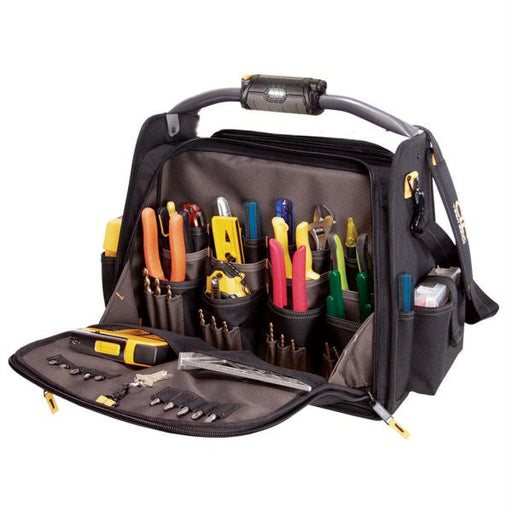 CLC L245 56 Pocket Tech Gear Light Handle 18" Dual Compartment Tool Carrier