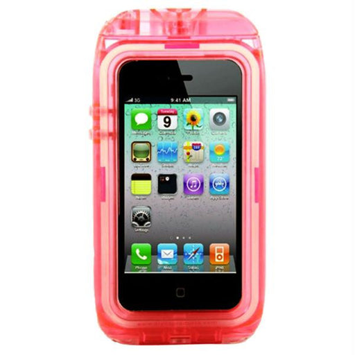 Aryca Aricase Wave 2 - Waterproof Case f-iPhone 4 iPhone 4S - Pink