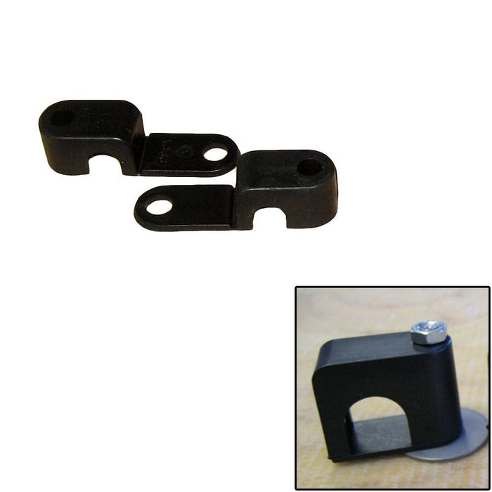 Weld Mount Single Poly Clamp f-1-4" x 20 Studs - 3-8" OD - Requires 1" Stud - Qty. 25