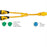 Marinco Y504-2-503 EEL (2)50A-125V Female to (1)50A-125-250V Male "Y" Adapter - Yellow