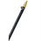 TACO 8' Center Rigger Pole - Black w-Gold Rings & Tips - 1-⅛" Butt End Diameter