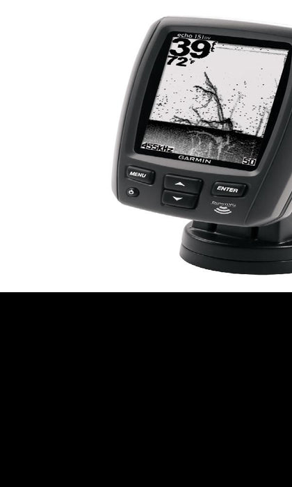 Garmin echo&trade; 151dv Fishfinder w-4-Pin All-in-One 77-200 kHz HD-ID-DownVü Transducer