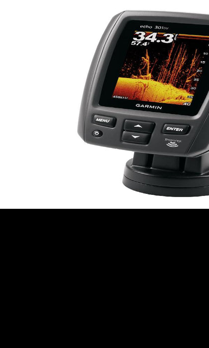 Garmin echo&trade; 301dv Fishfinder w-4-Pin All-in-One 77-200 kHz HD-ID-DownVü Transducer