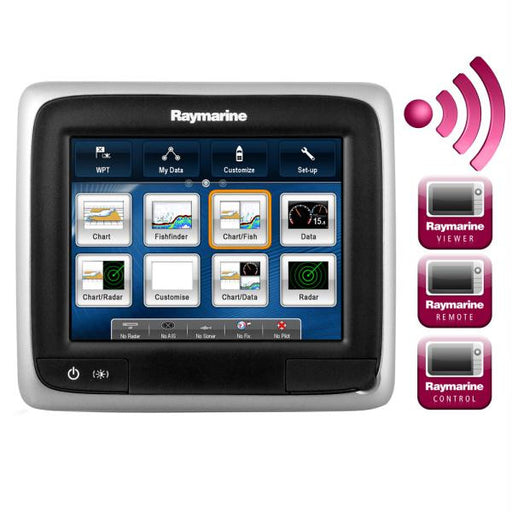 Raymarine a65 5.7" MFD Touchscreen Display w-Wifi & Gold Chart