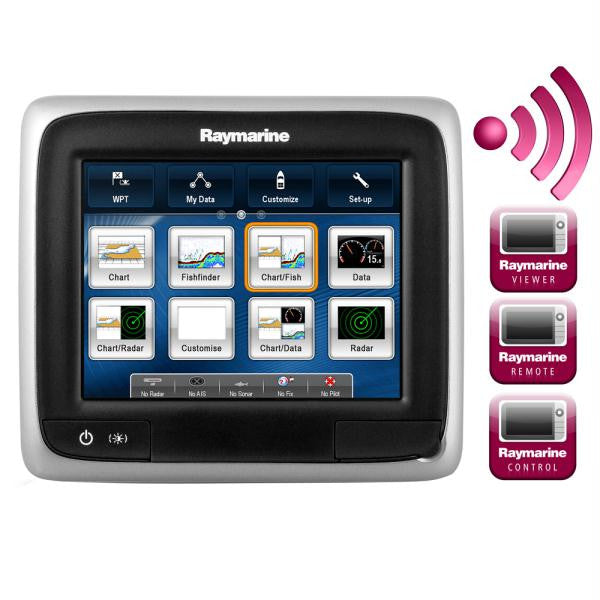 Raymarine a65 5.7" MFD Touchscreen Display w-Wifi & Gold Chart