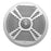 PolyPlanar MA7065 6.5" 2-Way Marine Speaker w-2 Grills - White & Graphite