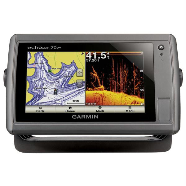 Garmin echoMAP&trade; 70dv Fishfinder-Chartplotter Combo w-7" WVGA Touchscreen, TM Transducer & U.S. Coastal