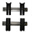 TACO 2-Rod Roof Rack - Black
