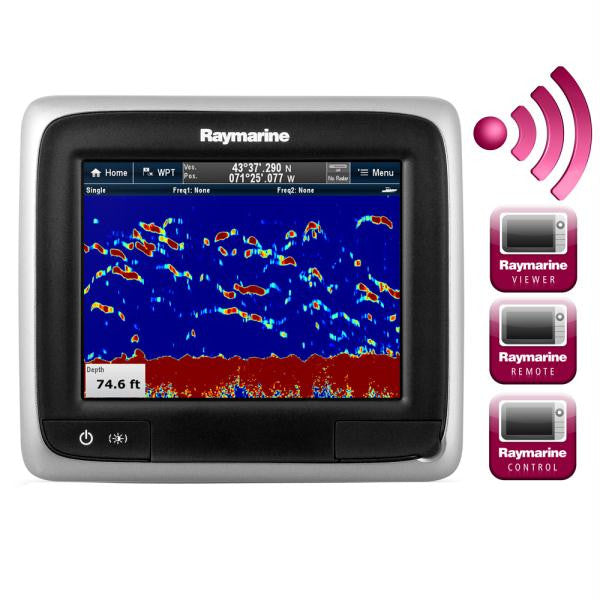 Raymarine a67 Combo 5.7" MFD Touchscreen Display w-Wi-Fi - Lighthouse Navigation Charts - NOAA Vector