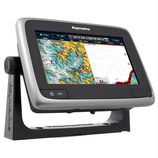 Raymarine a77 Wi-Fi 7" MFD Touchscreen w-ClearPulse™ Digital Sonar - Lighthouse Navigation Charts - NOAA Vector