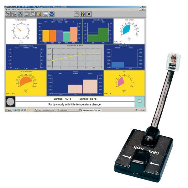 Davis WeatherLink&reg; Windows - Serial Port f-Vantage Vue & Pro2 Series